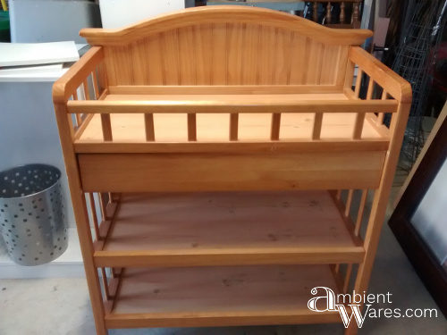 DIY ~ Repurposed Changing Table To Potting Bench ~ Ambient Wares