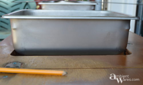 Here's an Awesome Old Sewing Machine Table Idea! DIY it into a Food and Beverage Station! ~ AmbientWares.com