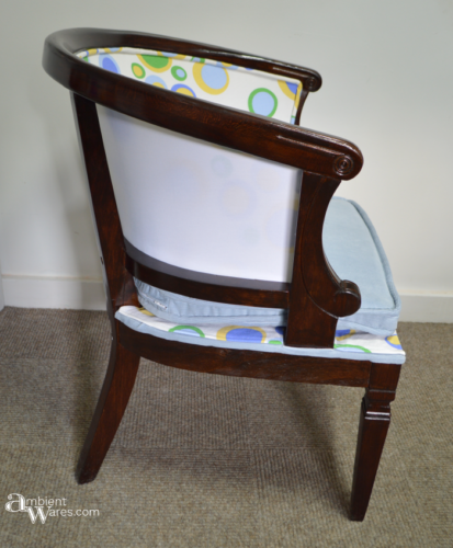 DIY Upholstery  Vintage Cane Barrel Chair 