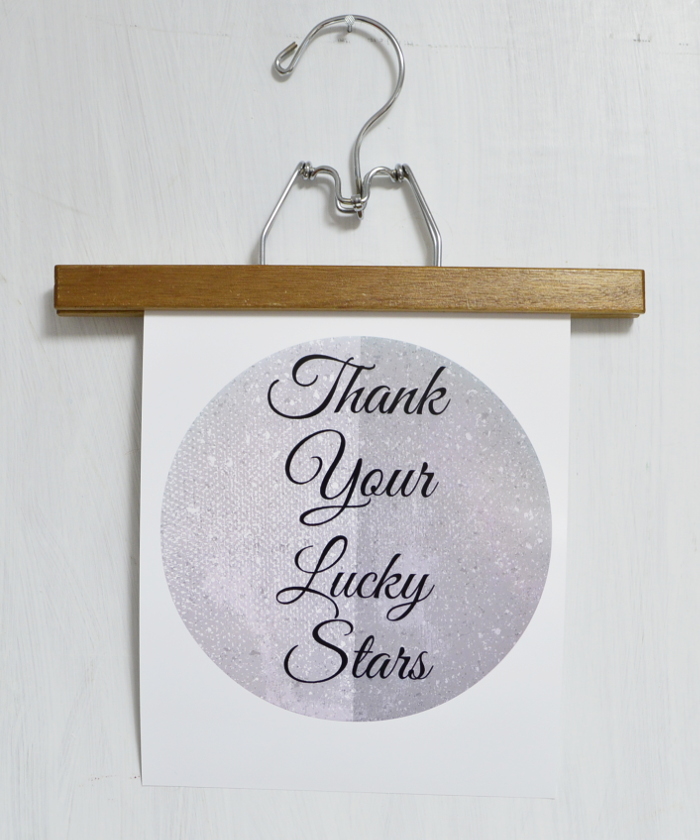 Free Printable ~ Thank Your Lucky Stars