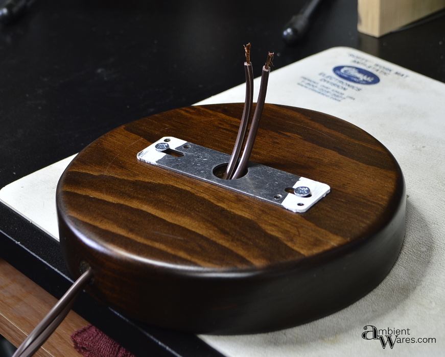 How to Make a Table Lamp from a Ceiling Fixture Part 1