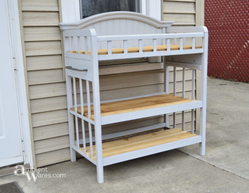 Completed Changing table to potting bench - ambientwares.com