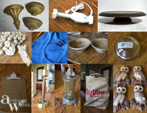 Junk_Found_Rummage_Sale_Finds_and_A_Quick_Refurbished_Vintage_Owl_Wall_Hanging_Project - ambientwares.com