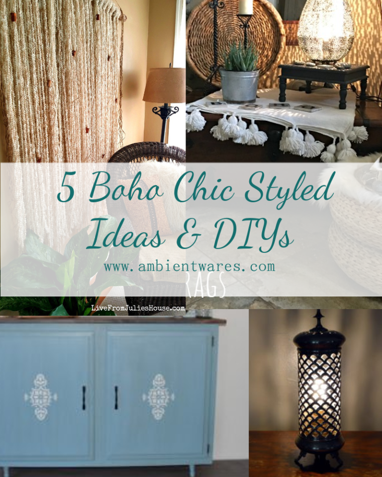 5 DIYs To Add A Little Boho Style To Your Home