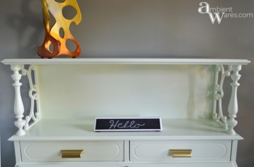 DIY_Refurbished_Painted_Furniture_Secretary_Desk_Hello_Sign_ambientwares.com