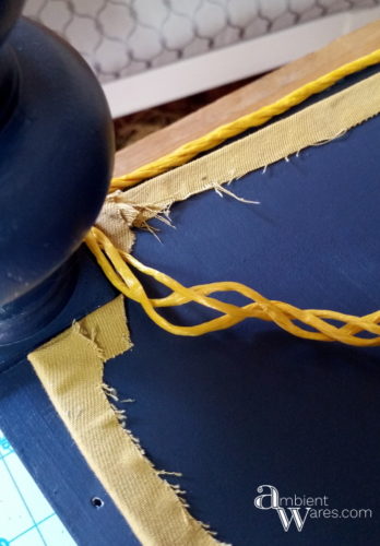 Nautical Colored DIY Chair Makeover ~ AmbientWares.com