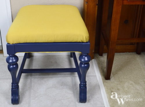 Nautical Colored DIY Chair Makeover ~ AmbientWares.com