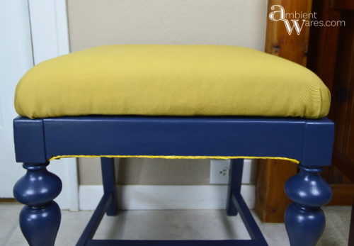 Nautical Colored DIY Chair Makeover ~ AmbientWares.com