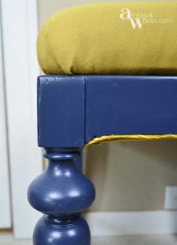 Nautical Colored DIY Chair Makeover ~ AmbientWares.com