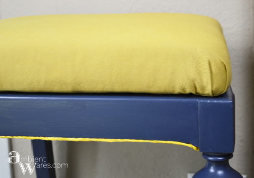 Nautical Colored DIY Chair Makeover ~ AmbientWares.com