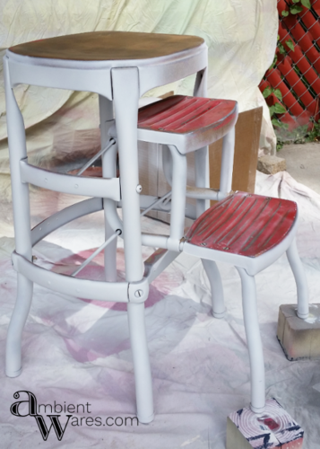 How to Restore a Vintage Step Stool - Southern Crush at Home