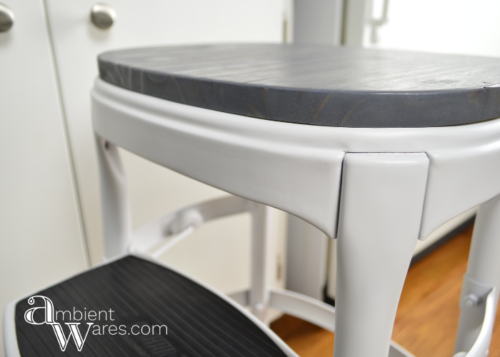 This Vintage Cosco Step Stool got a modern farmhouse makeover! www.AmbientWares.com