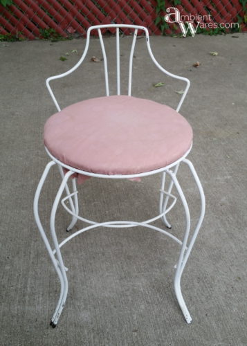 This vintage vanity chair gets a great little makeover. Your little one would love a chair like this! Find inspiration at AmbientWares.com!