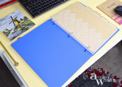 How to Make Your Very Own Wooden Binder! For this and more great ideas, visit AmbientWares.com!