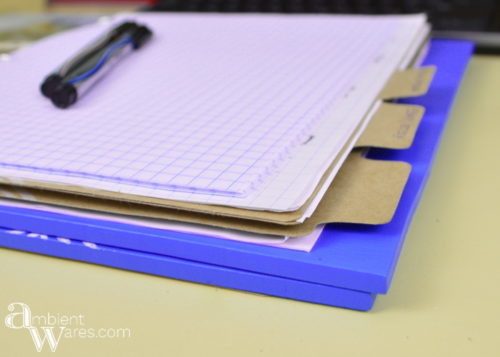 How to Make Your Very Own Wooden Binder! For this and more great ideas, visit AmbientWares.com!