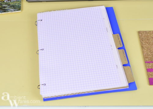 How to Make Your Very Own Wooden Binder! For this and more great ideas, visit AmbientWares.com!