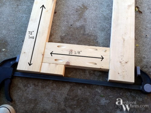 DIY 2x4 Shelving Unit - Sweet Pea